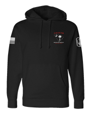 F400: "Alpha Dawgs" Everyday Hoodie (US Army, A Co, 151 ESB) UTD Reloaded Gear Co. S Black Pullover