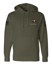 F400: "Alpha Dawgs" Everyday Hoodie (US Army, A Co, 151 ESB) UTD Reloaded Gear Co. S OD Green Pullover