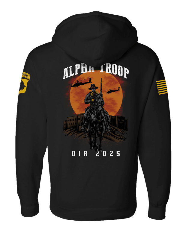 F400: "Alpha Troop" Everyday Hoodie (US Army, 2-17 CAV) UTD Reloaded Gear Co. 