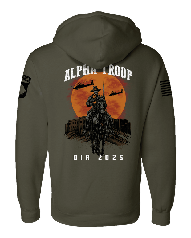 F400: "Alpha Troop" Everyday Hoodie (US Army, 2-17 CAV) UTD Reloaded Gear Co. 