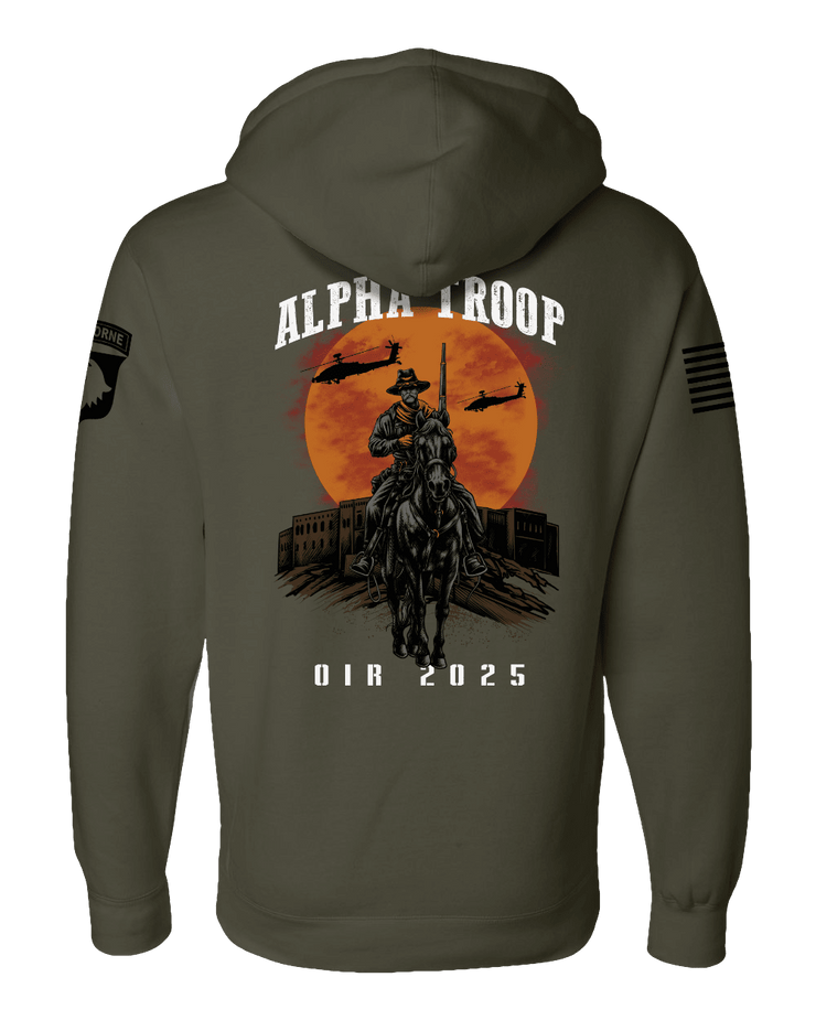 F400: "Alpha Troop" Everyday Hoodie (US Army, 2-17 CAV) UTD Reloaded Gear Co. 