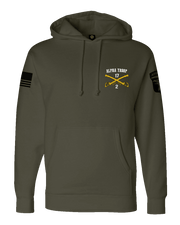 F400: "Alpha Troop" Everyday Hoodie (US Army, 2-17 CAV) UTD Reloaded Gear Co. S OD Green Pullover