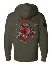 F400: "Apache" Everyday Hoodie (WV ARNG: A Troop, 1-150th CAV) UTD Reloaded Gear Co. 