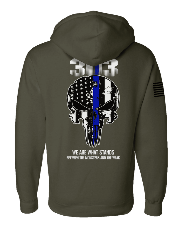 F400: "Between the Monsters & the Weak" Everyday Hoodie (Arlington PD Class 303) UTD Reloaded Gear Co. 