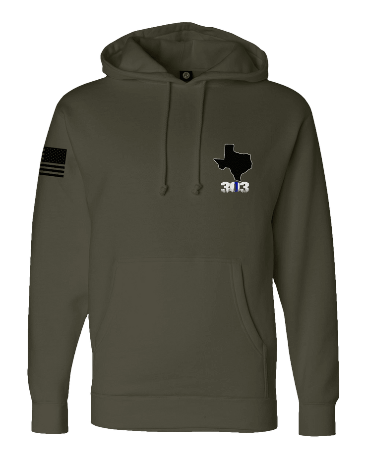 F400: "Between the Monsters & the Weak" Everyday Hoodie (Arlington PD Class 303) UTD Reloaded Gear Co. S OD Green Pullover