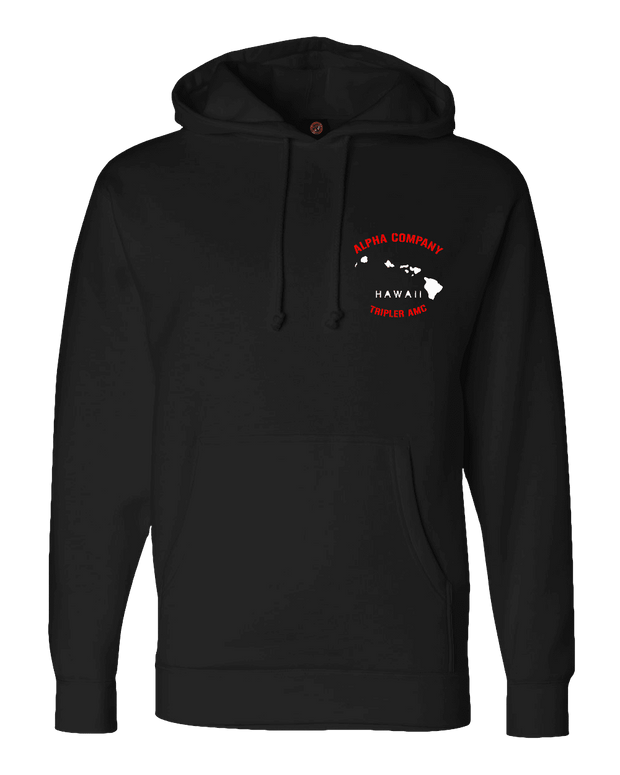 F400: "Bloodline" Everyday Hoodie (US Army: A Co, Tripler AMC) UTD Reloaded Gear Co. S Black Pullover