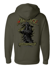 F400: "Carnage" Everyday Hoodie (US Army, C Batt, 1-57 ADAR) UTD Reloaded Gear Co. 