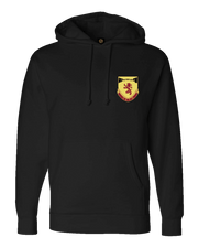 F400: "Carnage" Everyday Hoodie (US Army, C Batt, 1-57 ADAR) UTD Reloaded Gear Co. S Black Pullover