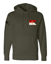 F400: "Cold Steel" Everyday Hoodie (US Army, 1st Squadron, 11th Armored Cavalry Regiment) UTD Reloaded Gear Co. S OD Green Pullover