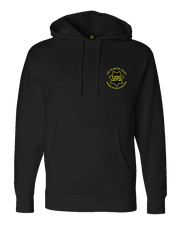 F400: "Gold in Peace, Iron in War" Everyday Hoodie (SFPD Bureau of Investigations) UTD Reloaded Gear Co. S Black Pullover