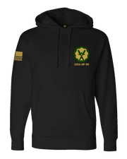 F400: "Griffins" Everyday Hoodie (US Army, 535th MP BN) UTD Reloaded Gear Co. S Black Pullover
