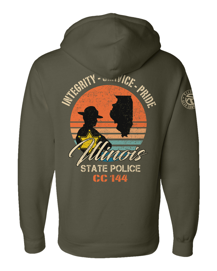 F400: "Integrity, Service, Pride" Everyday Hoodie (Illinois State Troopers, CC 144) UTD Reloaded Gear Co. 