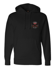 F400: "Iron Horse" Everyday Hoodie (US Army, E Troop, 2-17 ACS) UTD Reloaded Gear Co. S Black Pullover