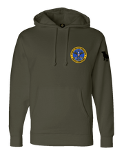 F400: "Justitia ad Rupturam" Everyday Hoodie (USMC OCP-OMC) UTD Reloaded Gear Co. S OD Green Pullover