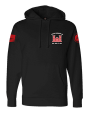 F400: "Mud Dogs" Everyday Hoodie (1st Plt, 220th Engineer Co.) UTD Reloaded Gear Co. S Black Pullover