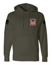 F400: "Mud Dogs" Everyday Hoodie (1st Plt, 220th Engineer Co.) UTD Reloaded Gear Co. S OD Green Pullover