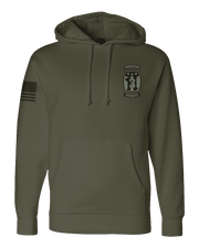 F400: "Silverbacks" Everyday Hoodie (US Army: ICP, Delta Co 317 BEB) UTD Reloaded Gear Co. S OD Green Pullover