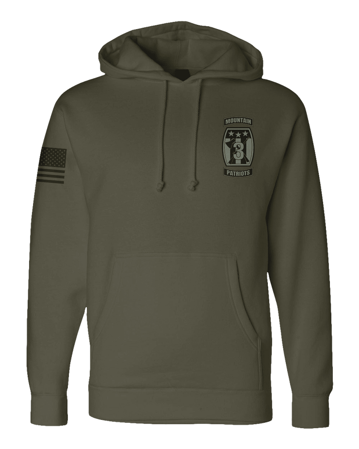 F400: "Silverbacks" Everyday Hoodie (US Army: ICP, Delta Co 317 BEB) UTD Reloaded Gear Co. S OD Green Pullover