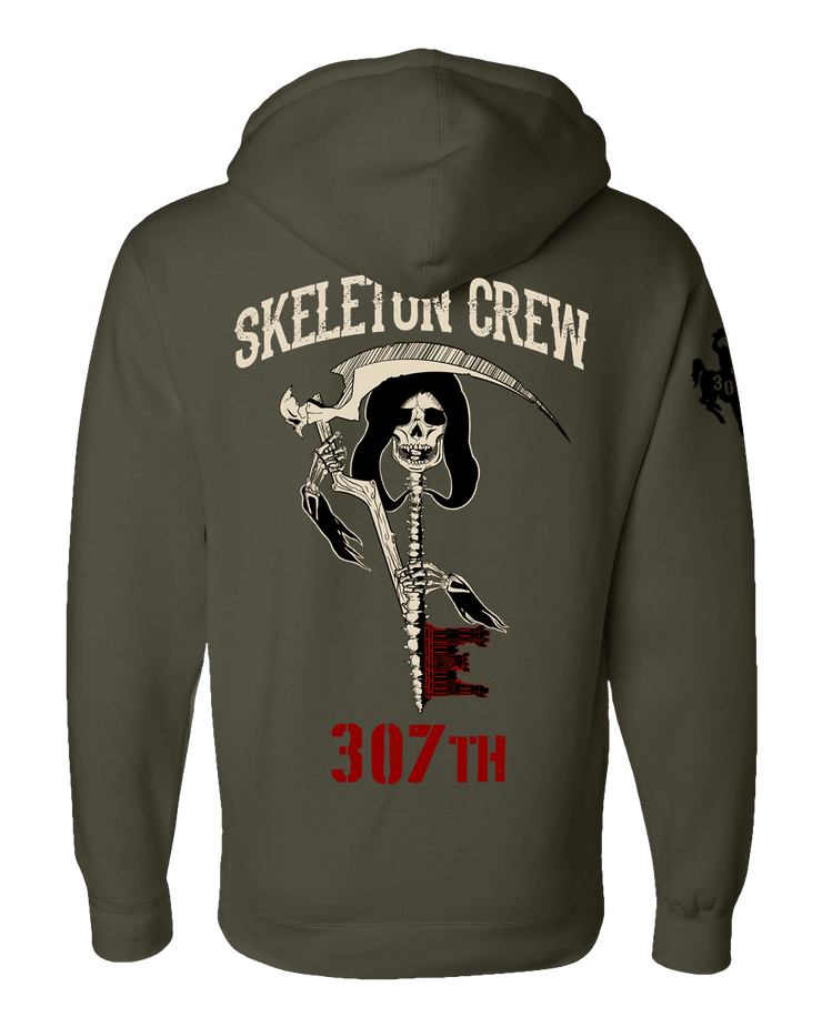 F400: "Skeleton Crew" Everyday Hoodie (WY ARNG 307th Engineers) UTD Reloaded Gear Co. 