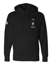 F400: "Skeleton Crew" Everyday Hoodie (WY ARNG 307th Engineers) UTD Reloaded Gear Co. S Black Pullover