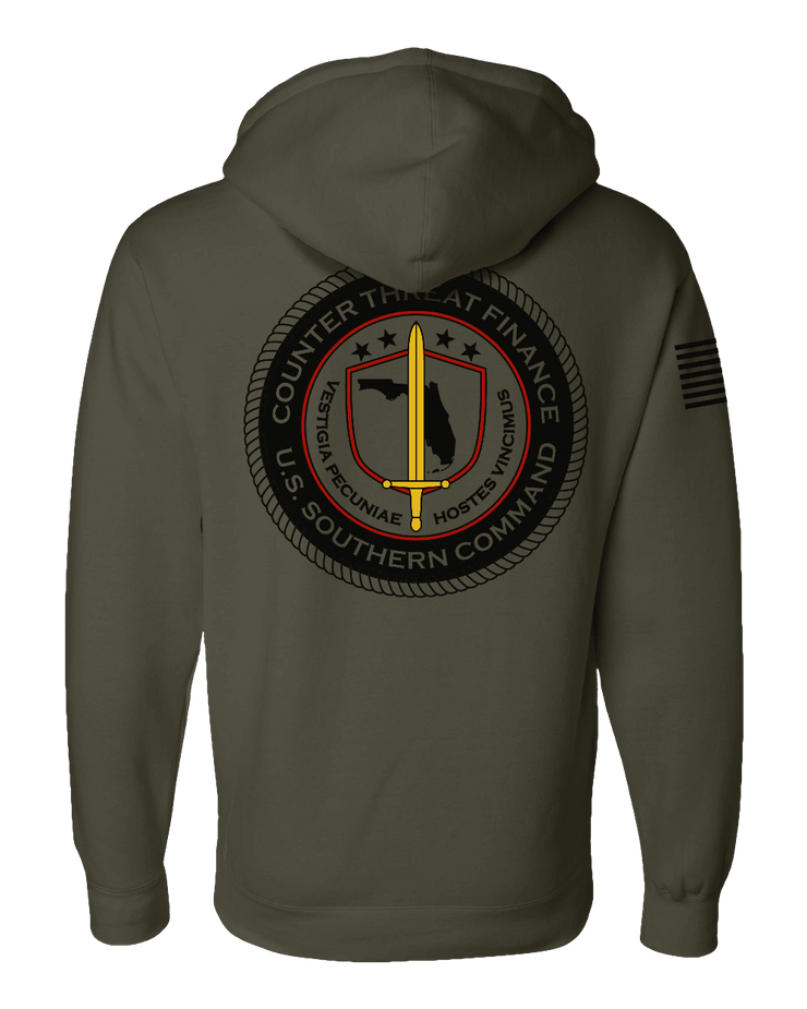 F400: "SOUTHCOM CTF" Everyday Hoodie (Counter Threat Finance) UTD Reloaded Gear Co. 