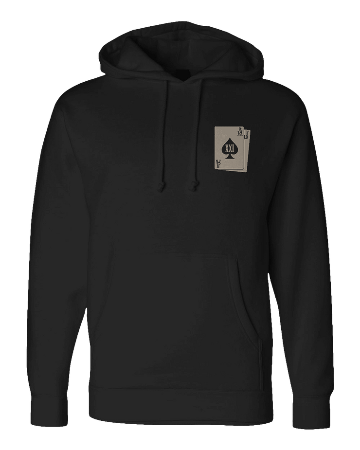 F400: "Stack The Deck" Everyday Hoodie (La Habra PD, Station 21) UTD Reloaded Gear Co. S Black Pullover