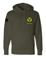 F400: "The Defenders" Everyday Hoodie (US Army, 535th MP BN) UTD Reloaded Gear Co. S OD Green Pullover