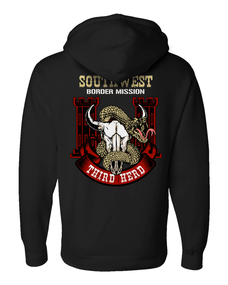 F400: "Third Herd" Everyday Hoodie (MO ARNG, 220th Engineers, 3rd Plt) UTD Reloaded Gear Co. 