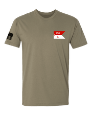 T100: "Apache" Classic Cotton T-shirt (WV ARNG: A Troop, 1-150th CAV) UTD Reloaded Gear Co. S Army OCP Tan 
