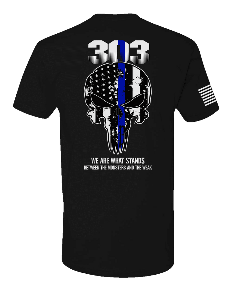 all that stands between the monsters and the weak T100: "Between the Monsters & the Weak" Classic Cotton T-shirt (Arling – Reloaded Gear Co