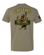 T100: "Griffins" Classic Cotton T-shirt (US Army, 535th MP BN) UTD Reloaded Gear Co. 