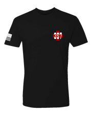 T100: "Simul Salvamus" Classic Cotton T-shirt (US Army 357th FRSD) UTD Reloaded Gear Co. S Black 
