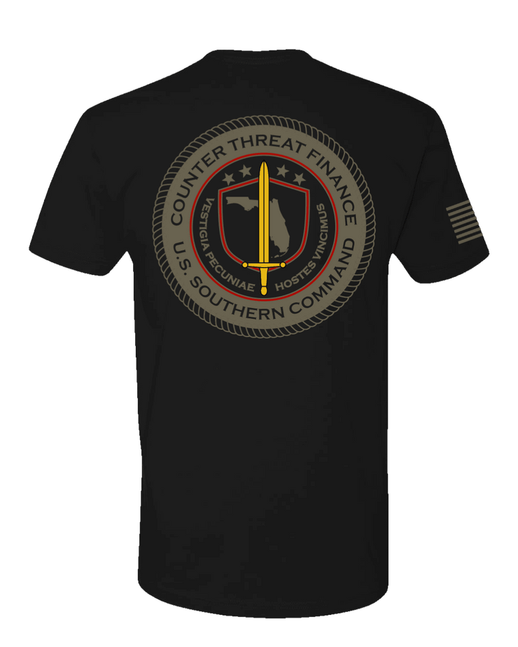 T100: "SOUTHCOM CTF" Classic Cotton T-shirt (Counter Threat Finance) UTD Reloaded Gear Co. 