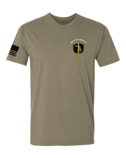 T100: "SOUTHCOM CTF" Classic Cotton T-shirt (Counter Threat Finance) UTD Reloaded Gear Co. S Army OCP Tan 