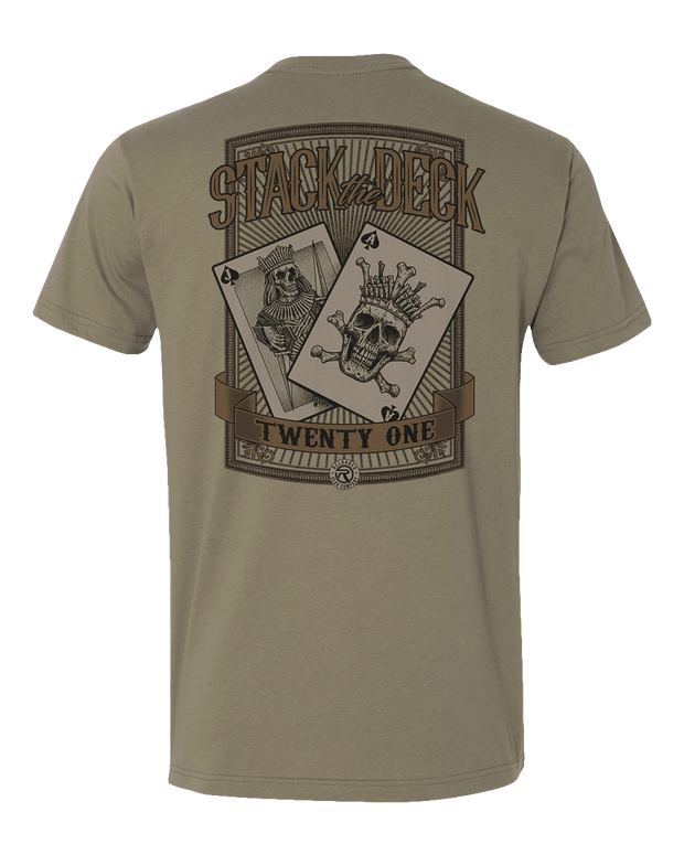 T100: "Stack The Deck" Classic Cotton T-shirt (La Habra PD, Station 21) UTD Reloaded Gear Co. 
