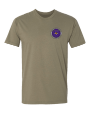 T100: "Stallions" Classic Cotton T-shirt (US Army, Mike Troop 4JCS) UTD Reloaded Gear Co. S Army OCP Tan 