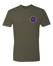 T100: "Stallions" Classic Cotton T-shirt (US Army, Mike Troop 4JCS) UTD Reloaded Gear Co. S OD Green 