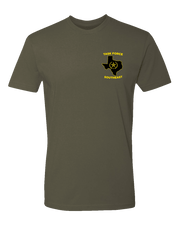 T100: "Third Herd" Classic Cotton T-shirt (MO ARNG, 220th Engineers, 3rd Plt) UTD Reloaded Gear Co. S OD Green 