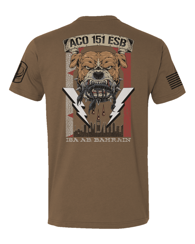 T150: "Alpha Dawgs" Eco-Hybrid Ultra T-shirt (US Army, A Co, 151 ESB) UTD Reloaded Gear Co. 