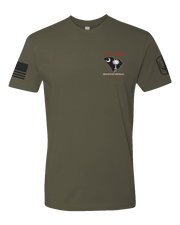 T150: "Alpha Dawgs" Eco-Hybrid Ultra T-shirt (US Army, A Co, 151 ESB) UTD Reloaded Gear Co. S OD Green 