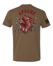 T150: "Apache" Eco-Hybrid Ultra T-shirt (WV ARNG: A Troop, 1-150th Cav) UTD Reloaded Gear Co. 