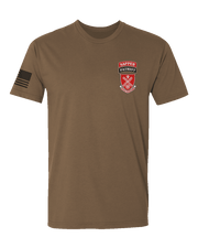 T150: "Assassins" Eco-Hybrid Ultra T-shirt (US Army, A Co 52nd BEB) UTD Reloaded Gear Co. S Coyote Brown 