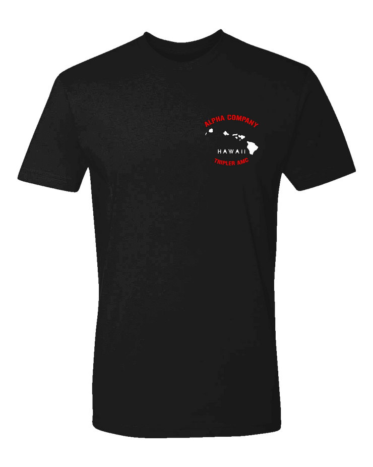 T150: "Bloodline" Eco-Hybrid Ultra T-shirt (US Army: A Co, Tripler AMC) UTD Reloaded Gear Co. S Black 