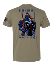T150: "Blue Knights" Eco-Hybrid Ultra T-shirt (USMC VMM-365 (REIN)) UTD Reloaded Gear Co. 