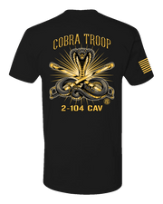 T150: "Cobra Troop" Eco-Hybrid Ultra T-shirt (C Troop, 2-104 CAV) UTD Reloaded Gear Co. 