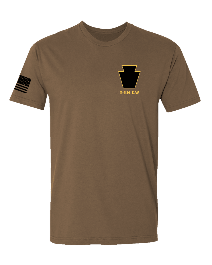 T150: "Cobra Troop" Eco-Hybrid Ultra T-shirt (C Troop, 2-104 CAV) UTD Reloaded Gear Co. S Coyote Brown 
