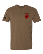 T150: "Det Kigali" Eco-Hybrid Ultra T-shirt (USMC MSG Det Kigali) UTD Reloaded Gear Co. S Coyote Brown 