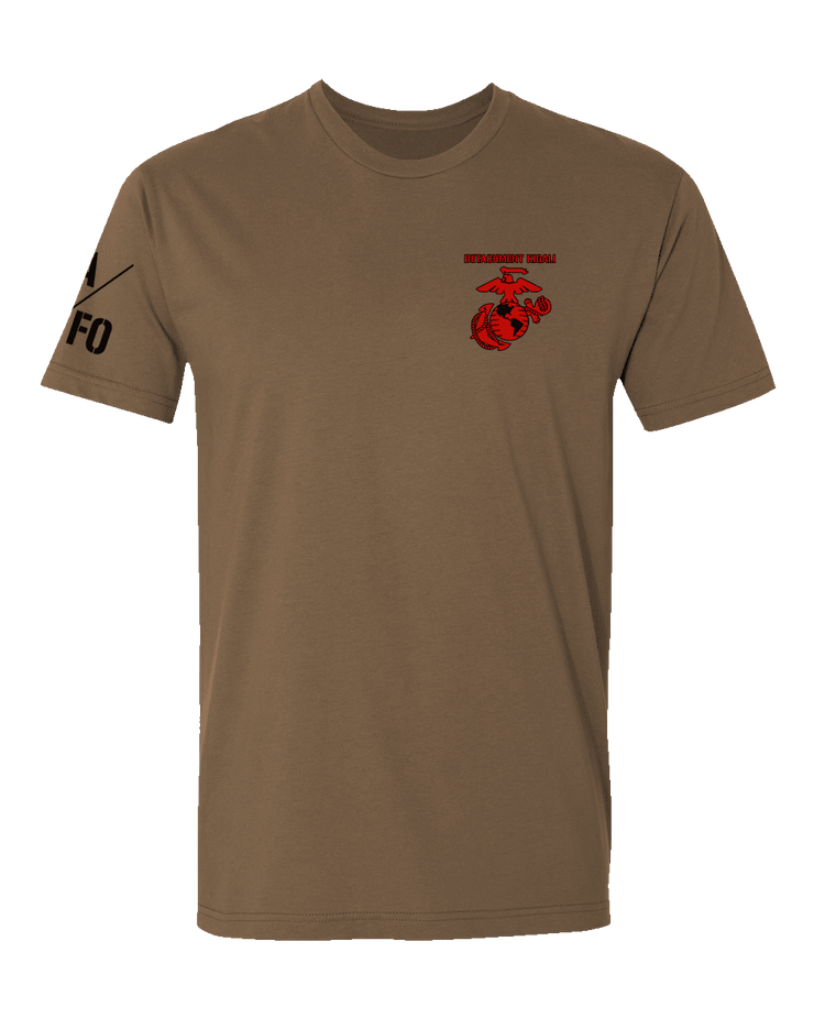 T150: "Det Kigali" Eco-Hybrid Ultra T-shirt (USMC MSG Det Kigali) UTD Reloaded Gear Co. S Coyote Brown 