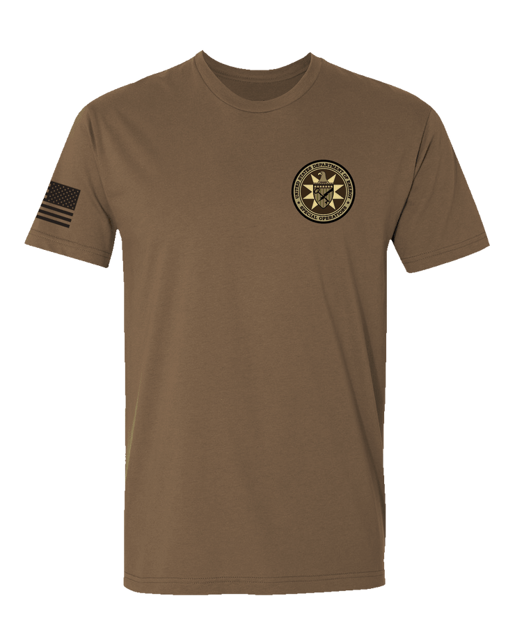 T150: "DOE Special Operations" Eco-Hybrid Ultra T-shirt (U.S. Dept of Energy) UTD Reloaded Gear Co. S Coyote Brown 