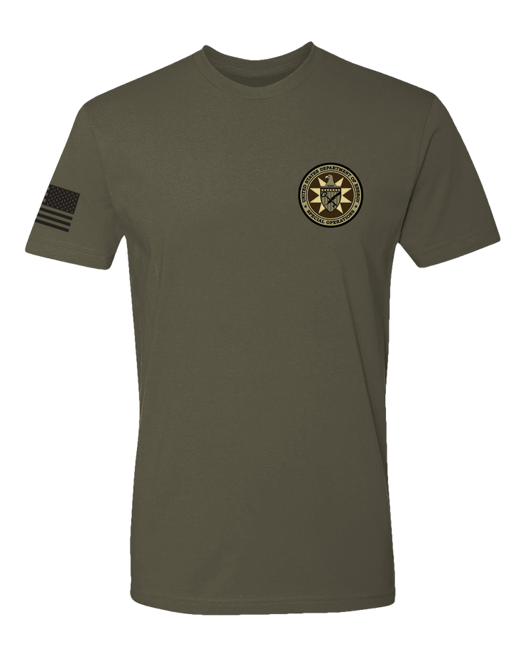 T150: "DOE Special Operations" Eco-Hybrid Ultra T-shirt (U.S. Dept of Energy) UTD Reloaded Gear Co. S OD Green 